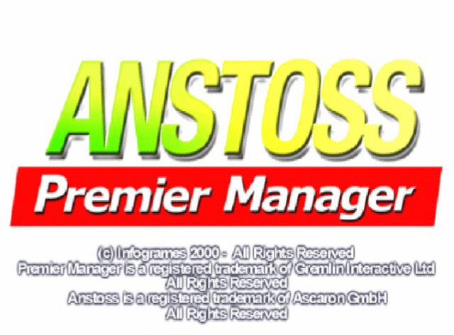 Anstoss Premier Manager screenshot 3 for Playstation